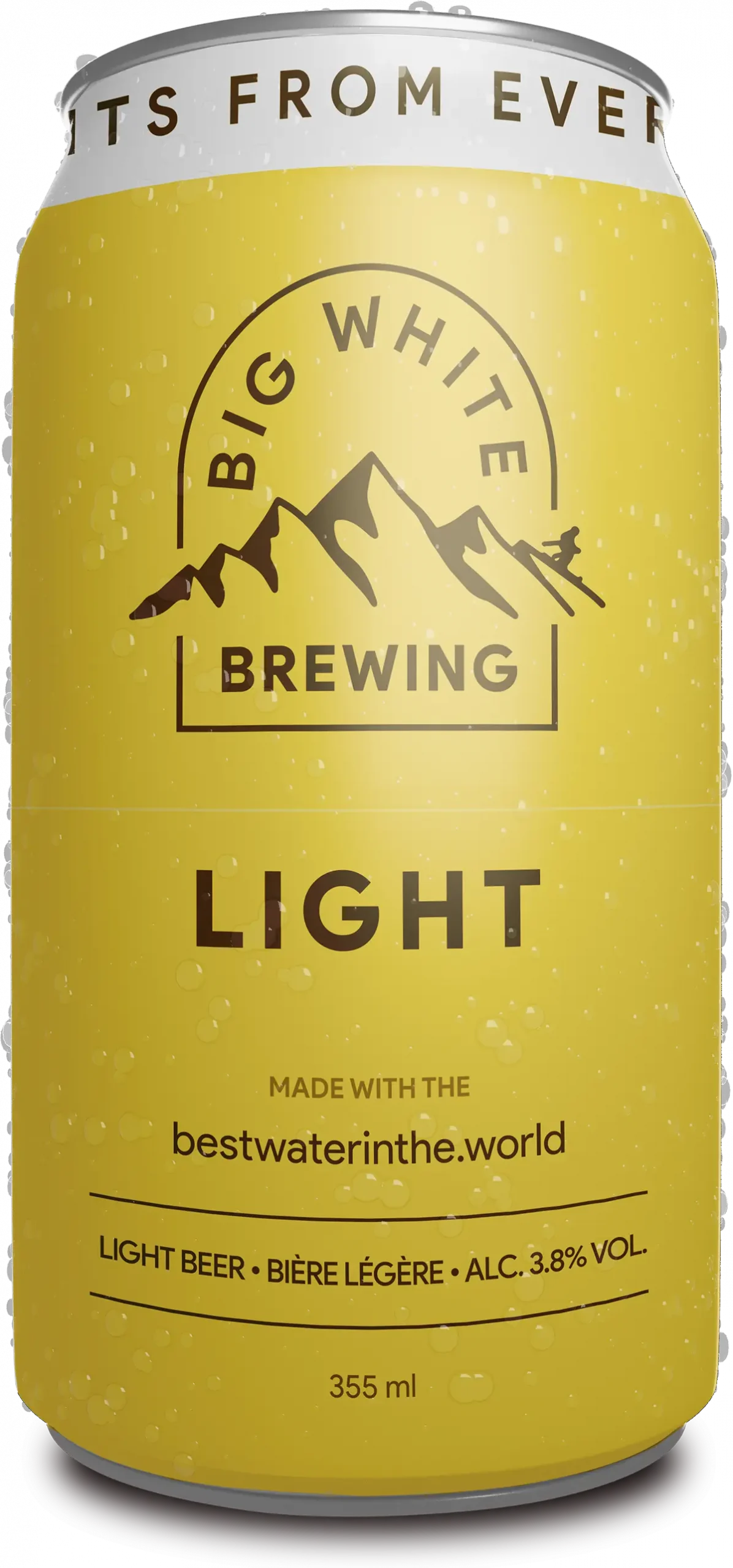 Big White Brewing Light - Made from the best water in the world
